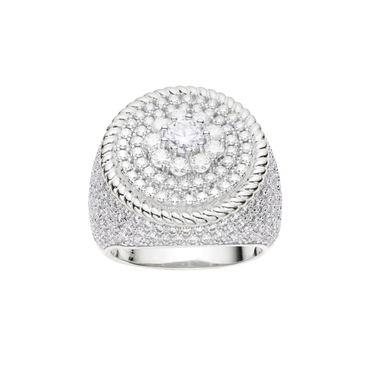 Sterling Silver Moissanite Carat Silver