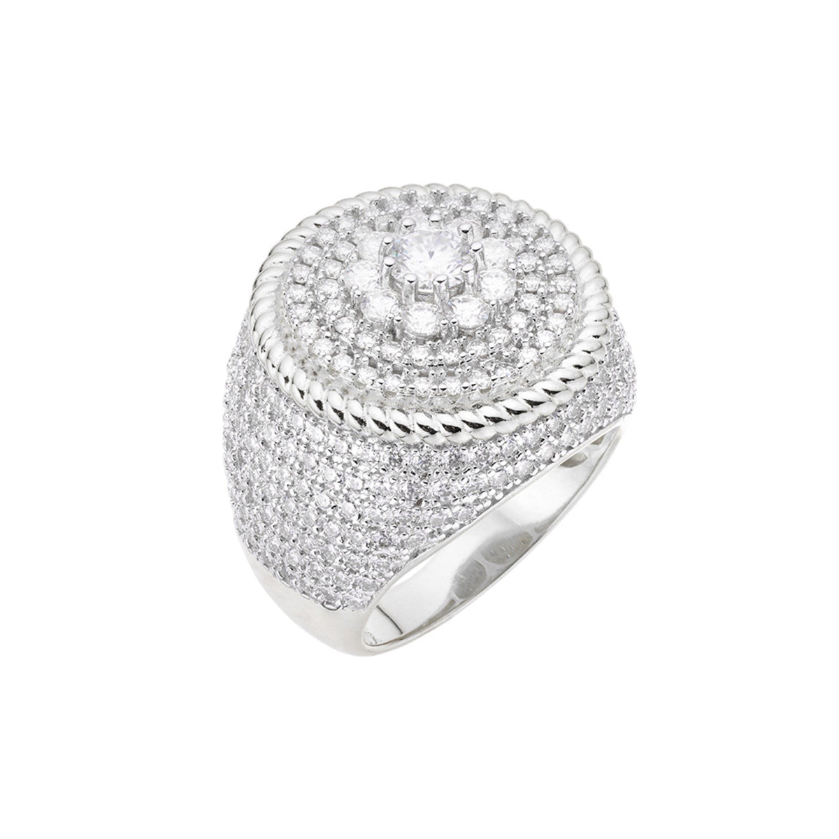 Sterling Silver Moissanite Carat Silver