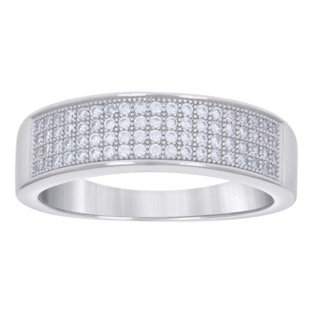 Anillo de Plata Fina con Moissanite Premium