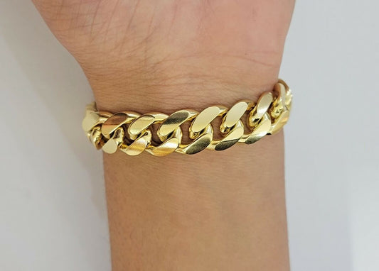 10kt Cuban Chain Bracelet